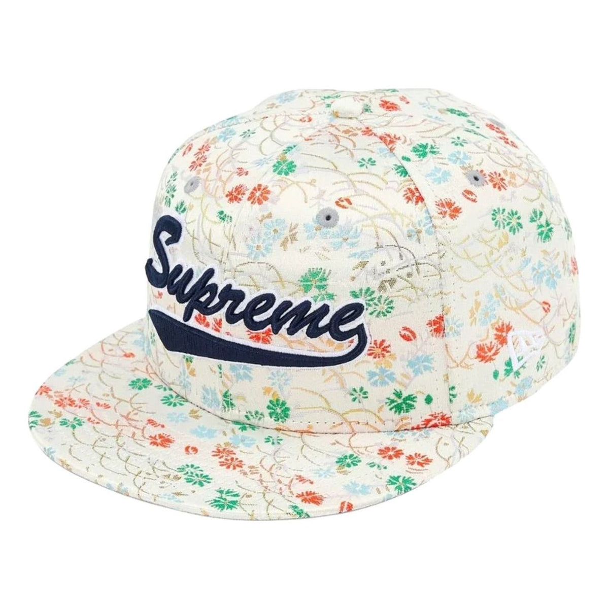 Supreme x New Era SS26 Floral Jacquard Cap 'White' SUP-SS26-1056-WHT