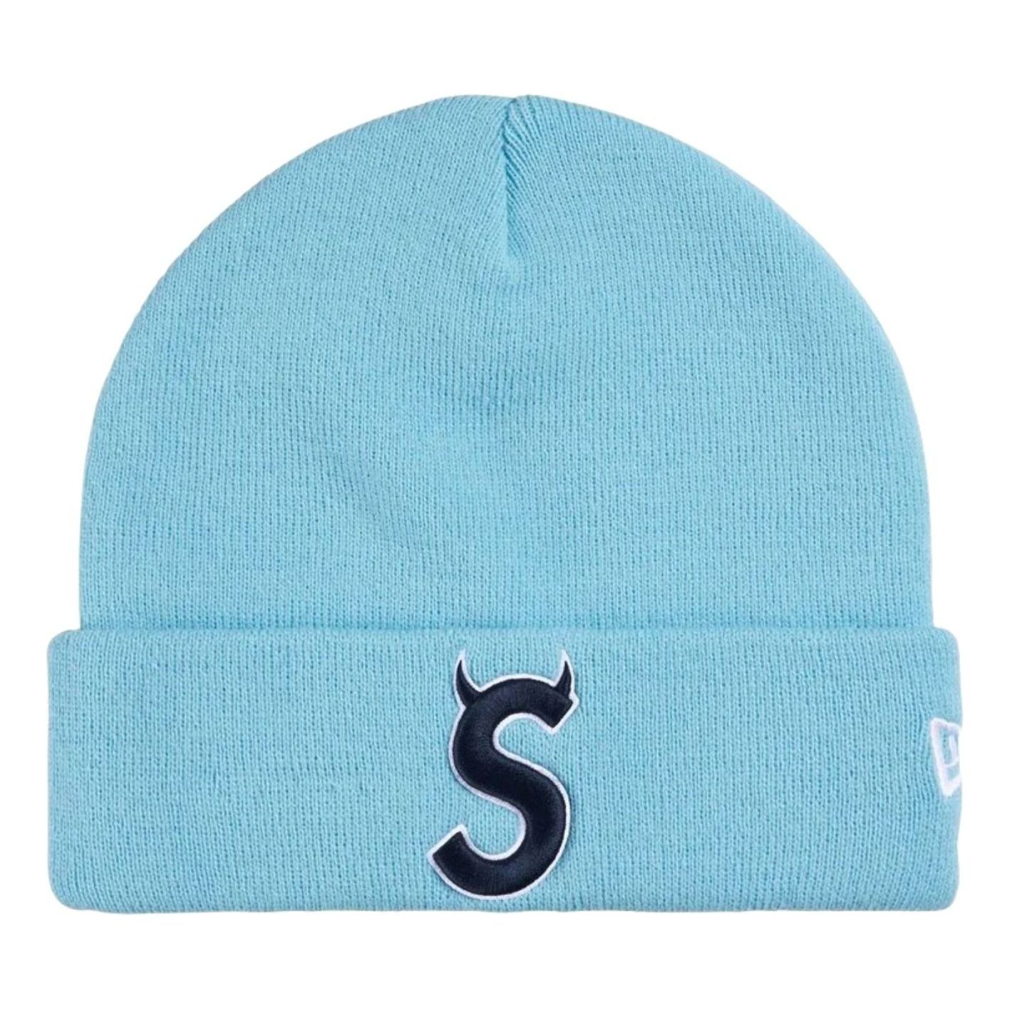 Supreme x New Era SS26 Devil S Logo Beanie 'Light Blue' SUP-SS26-1018-BLU