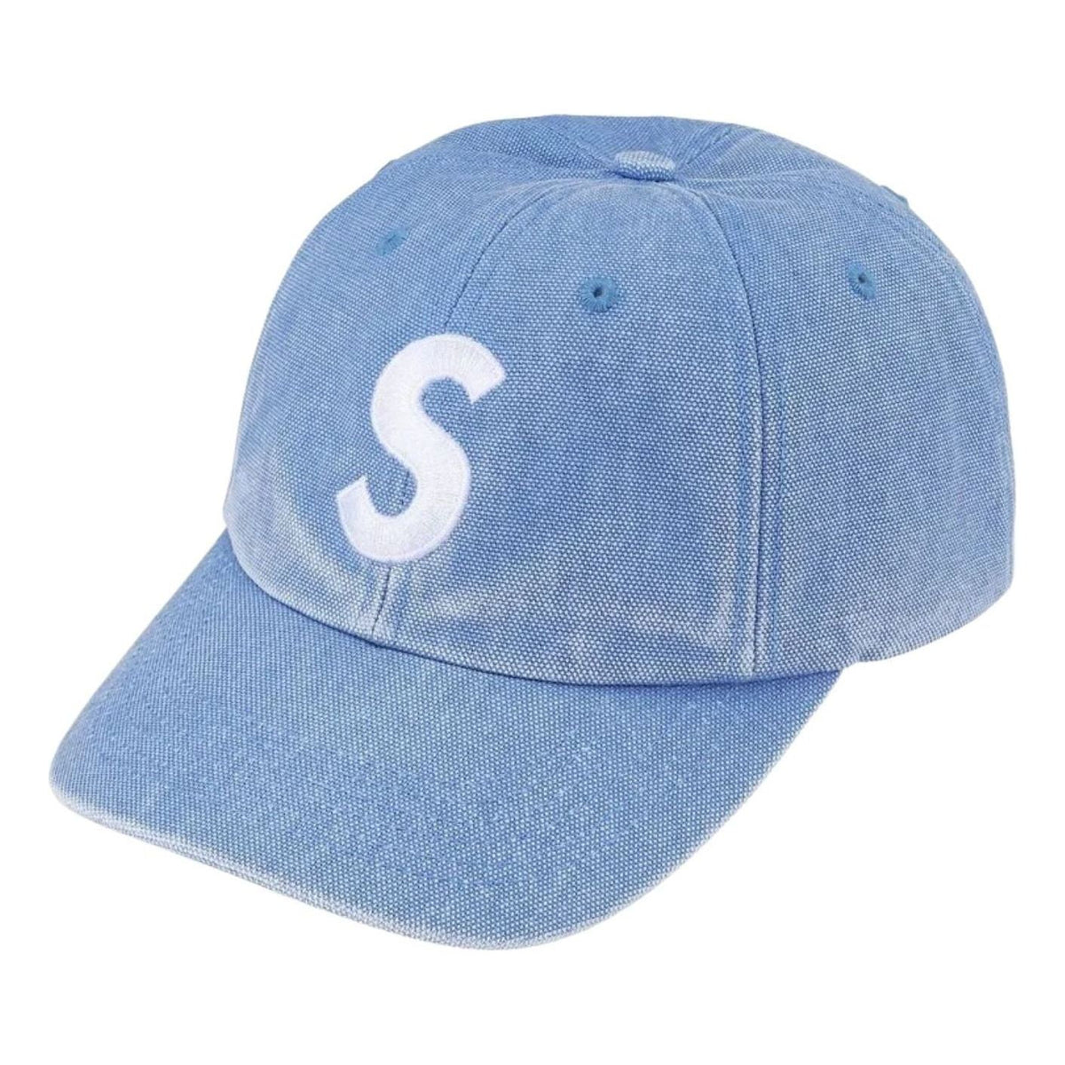 Supreme SS26 Pigment Coated S Logo 6-Panel 'Light Blue' SUP-SS26-1019-BLU