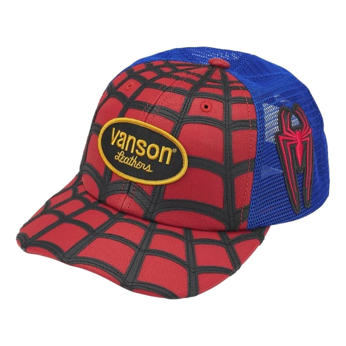 Supreme x Vanson Leathers SS26 Spider-Man Mesh Back 6-Panel 'Red' SUP-SS26-1046-RED