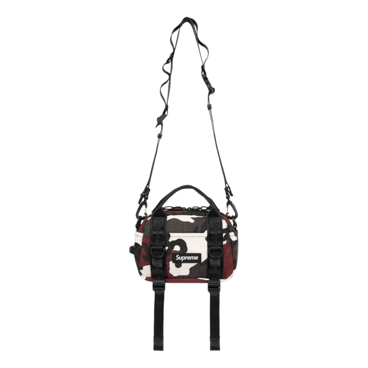 Supreme SS26 Mini Duffle Bag 'Red Camo' MINIDUFFLEBAG-SS26-REDCAMO