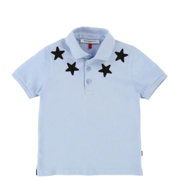 Kids Givenchy Pale Blue Polo