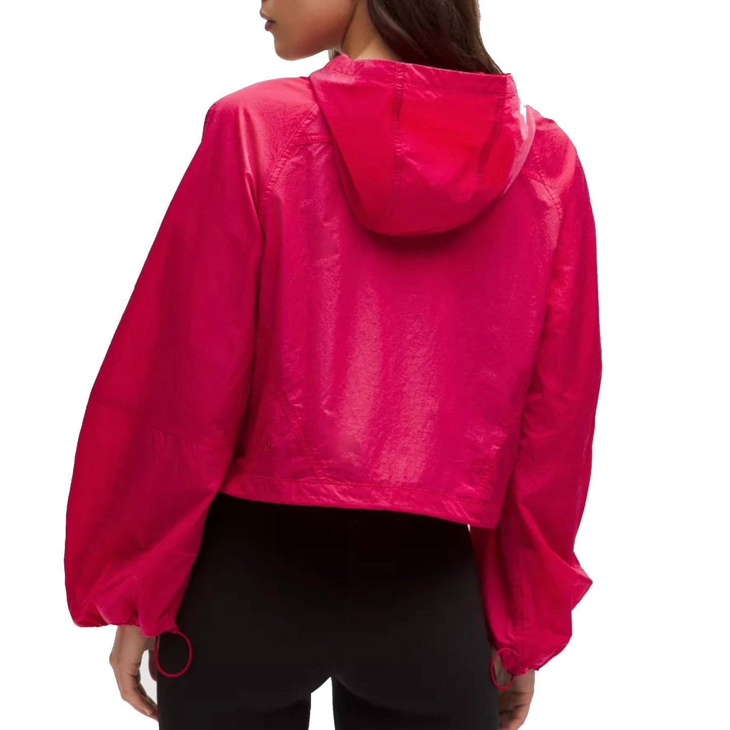 Womens Lululemon Scuba Cropped Anorak