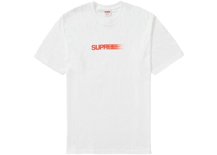 SUPREME MOTION LOGO TEE SS20 WHITE