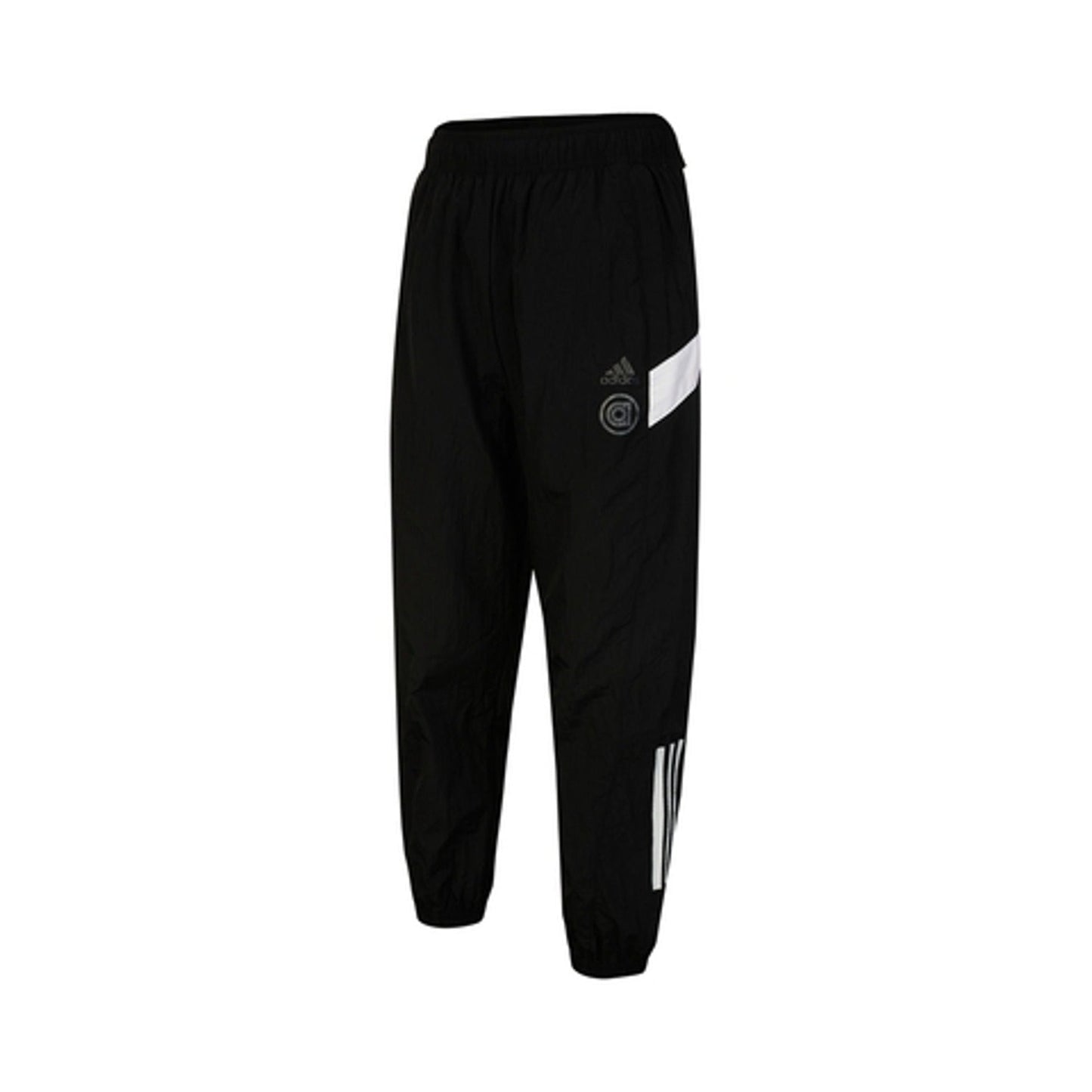 (WMNS) adidas UST Woven Pants Asia Sizing 'Black White' HM5280