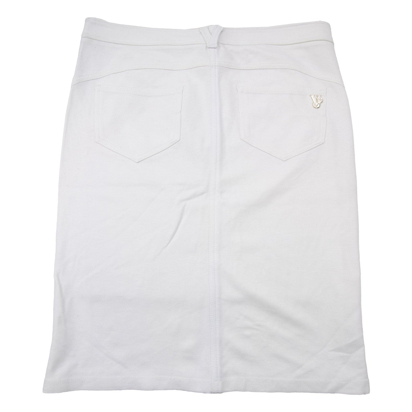 Versace Jeans Longuette pocket Tiger Mini Dress White