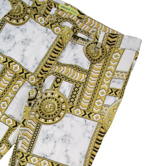 Versace Women's Baroque Print Trousers 44"