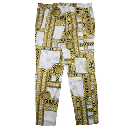 Versace Women's Baroque Print Trousers 44"