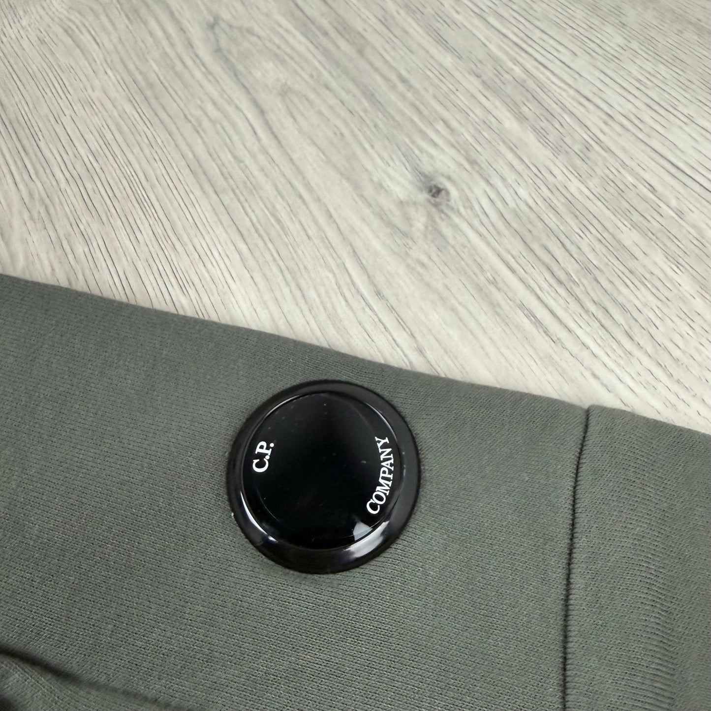 CP Company Raised Fleece Hoodie - Gunmetal