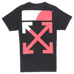 OFF WHITE OVERSIZED SPLIT LOGO TEE