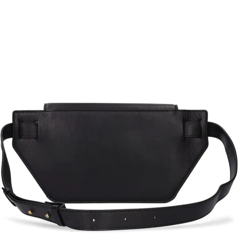 AMIRI Black Leather MA Clutch Crossbody
