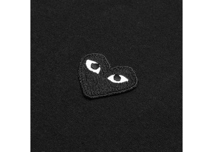 COMME DES GARÇONS PLAY BLACK EMBLEM T-SHIRT BLACK