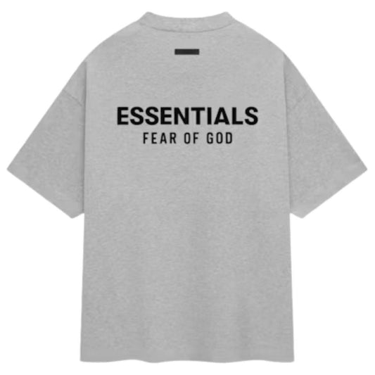 ESSENTIALS FOG T-SHIRT LIGHT HEATHER OATMEAL FW24