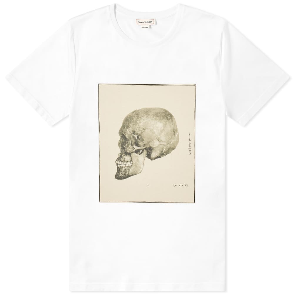 Alexander McQueen White Logo Tee