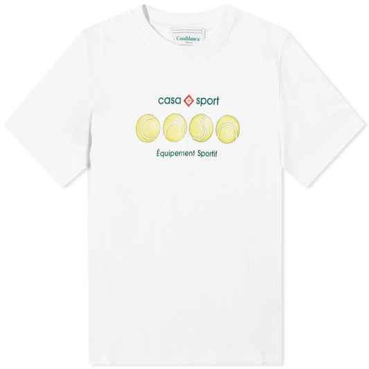 Casablanca White Logo T-Shirt