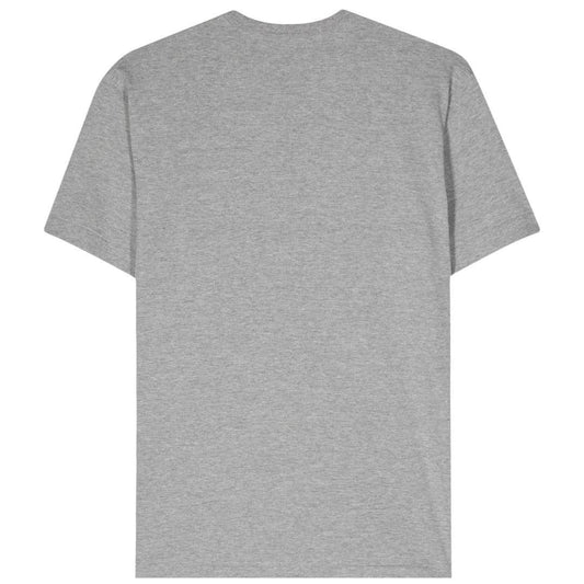 COMME DES GARÇONS PLAY OUTLINE PRINT HEART T-SHIRT GREY