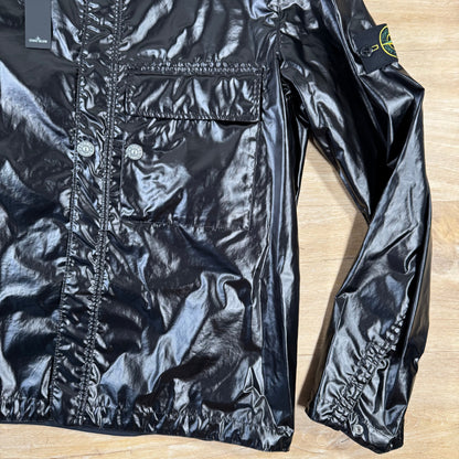 Stone Island Mussola Gomatta-TC Overshirt in Black