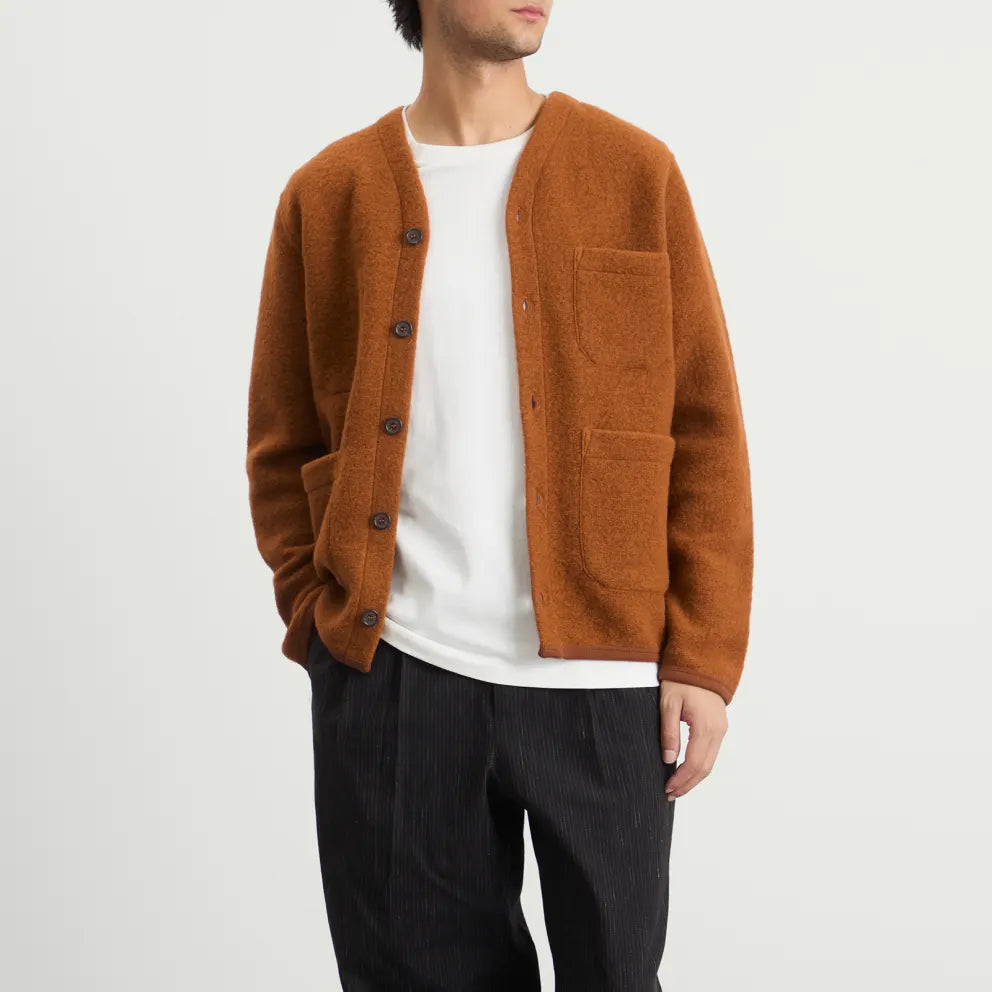 Universal Works Wool Fleece Cardigan