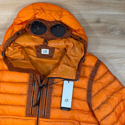 C.P. Company D.D. Shell Goggle Down Jacket in Russet Orange