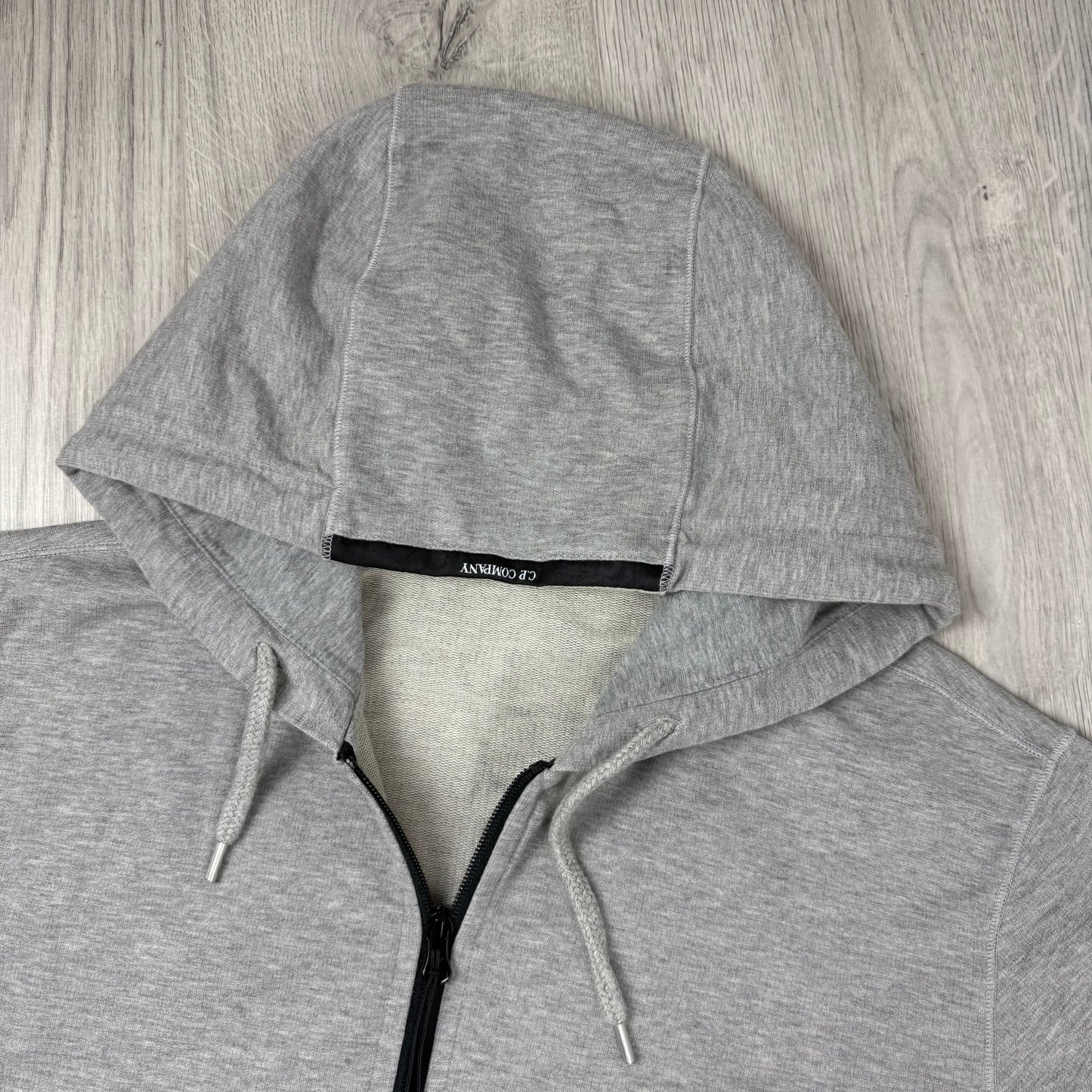CP Company Zip Hoodie - Greystone Melange