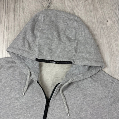 CP Company Zip Hoodie - Greystone Melange