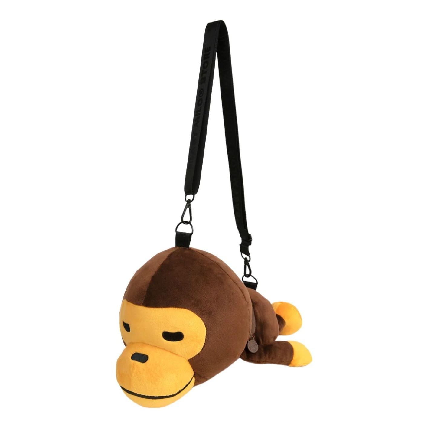 BAPE Baby Milo Plush Crossbody Bag 'Brown' 0MXBGW4365XXO