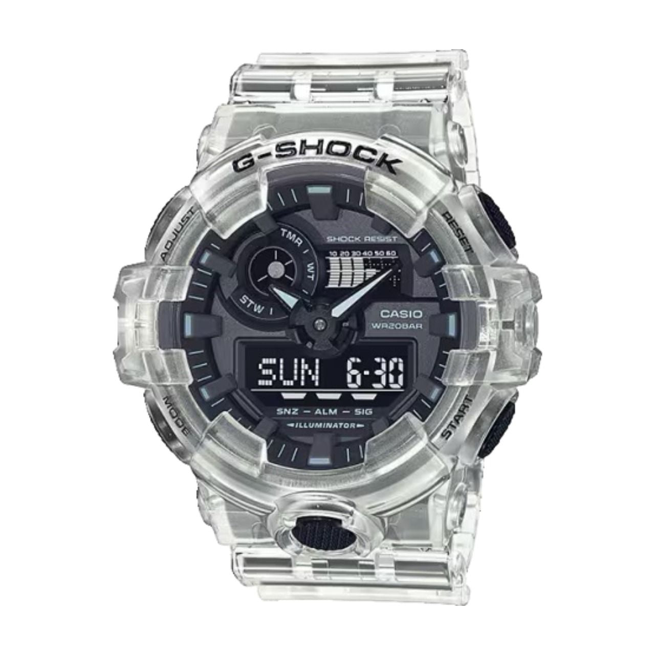 CASIO G-Shock Analog-Digital 'White' GA-700SKE-7APR