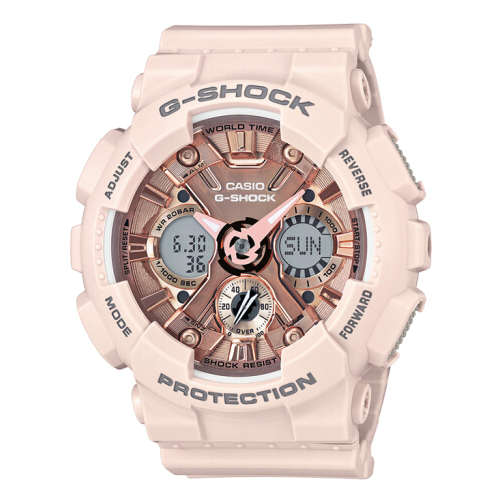 CASIO G-Shock Analog-Digital 'Pink' GMA-S120MF-4A