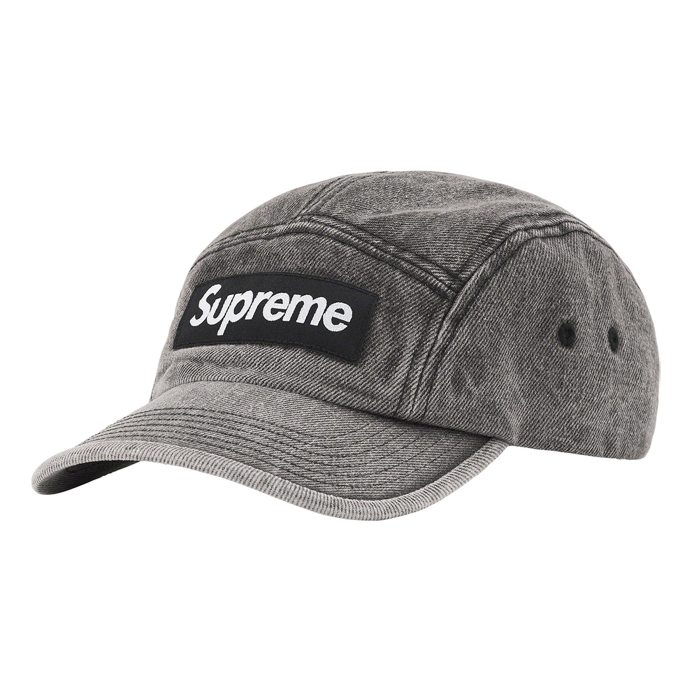 Supreme Denim Camp Cap 'Grey White' SUP-FW22-1045