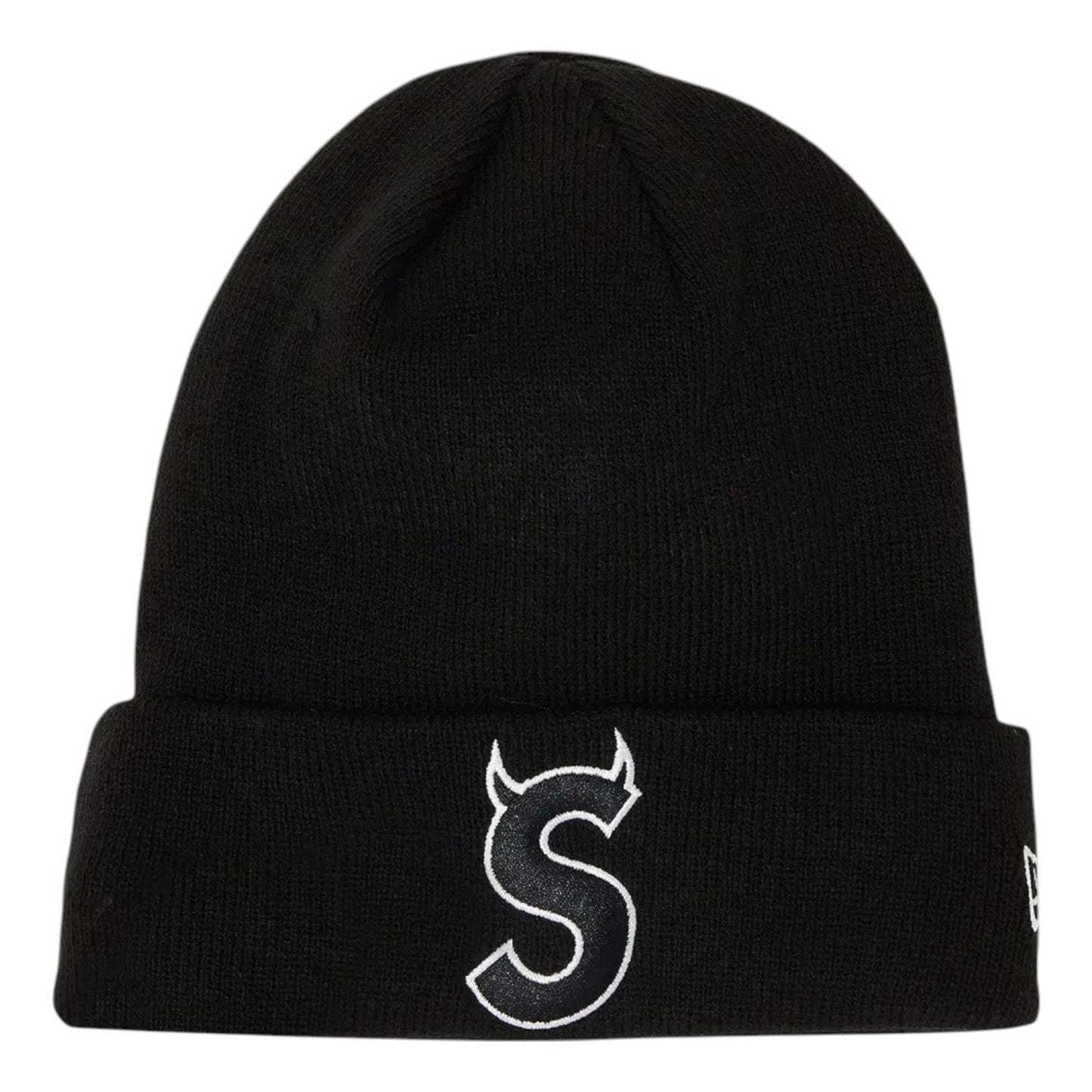 Supreme x New Era S Logo Beanie 'Black' FW22BN11-BLACK