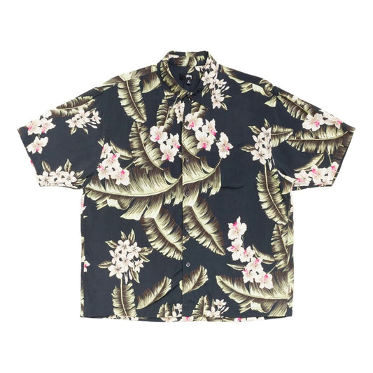 Stussy Hawaiian Floral SS Shirt 'Black' 1110417-BLAC