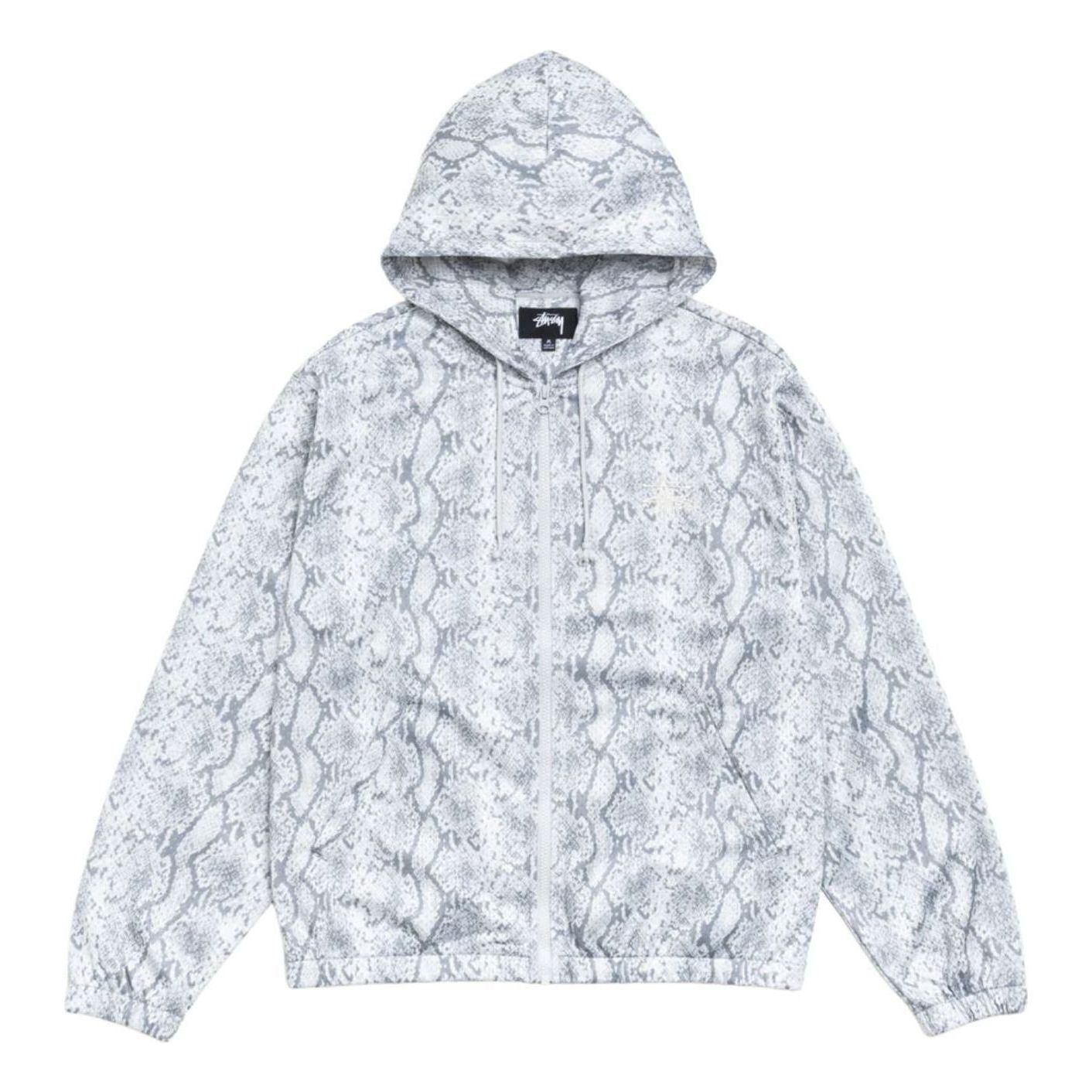 Stussy Athletic Mesh Zip Hoodie 'Snake' 1140391-SNAK