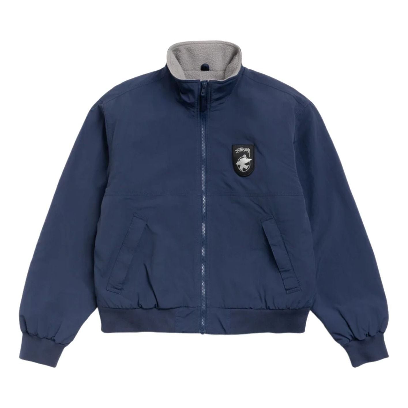 Stussy Polar Fleece Lined Jacket 'Navy' 115906-NAVY
