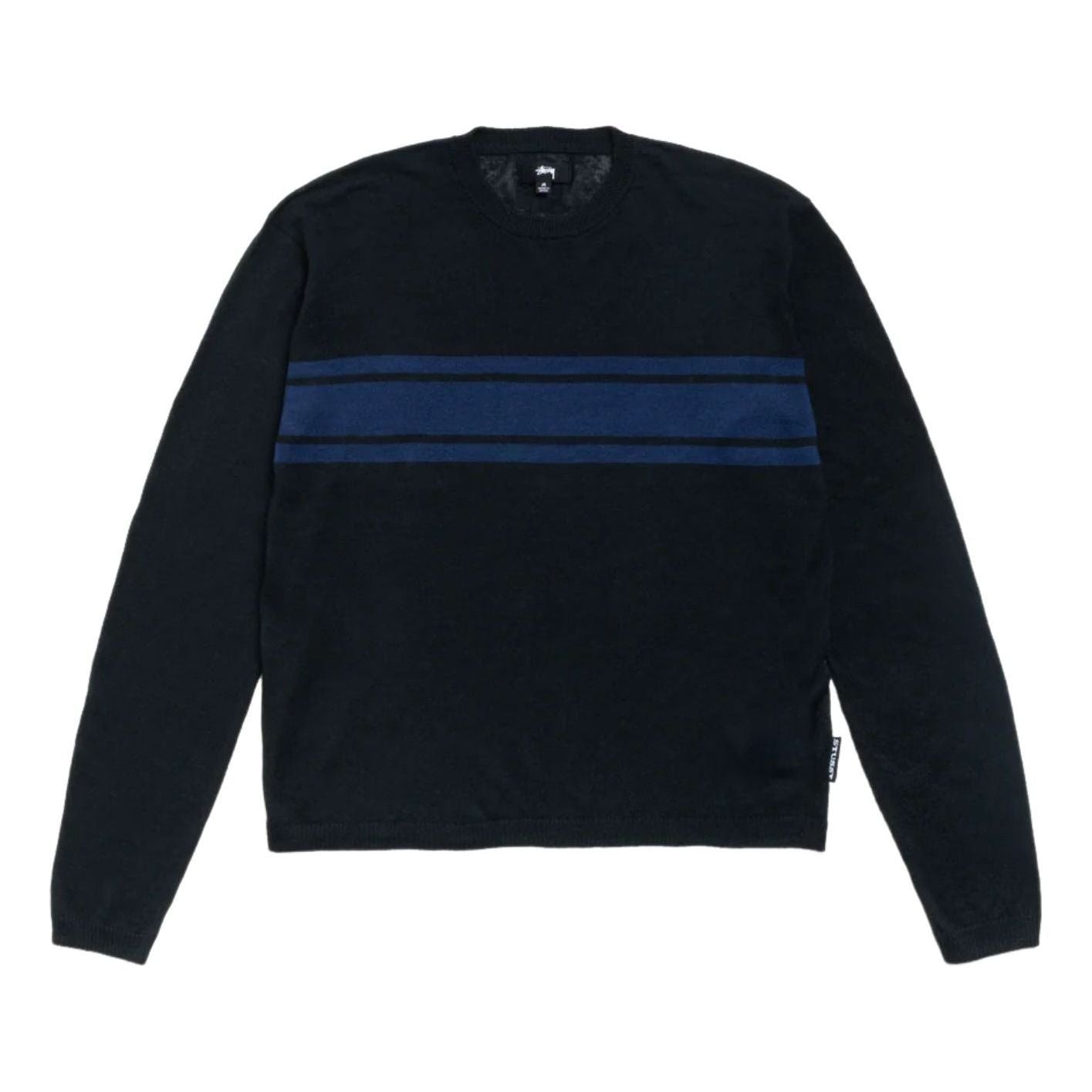 Stussy Lightweight Striped Sweater 'Black' 117297-BLAC