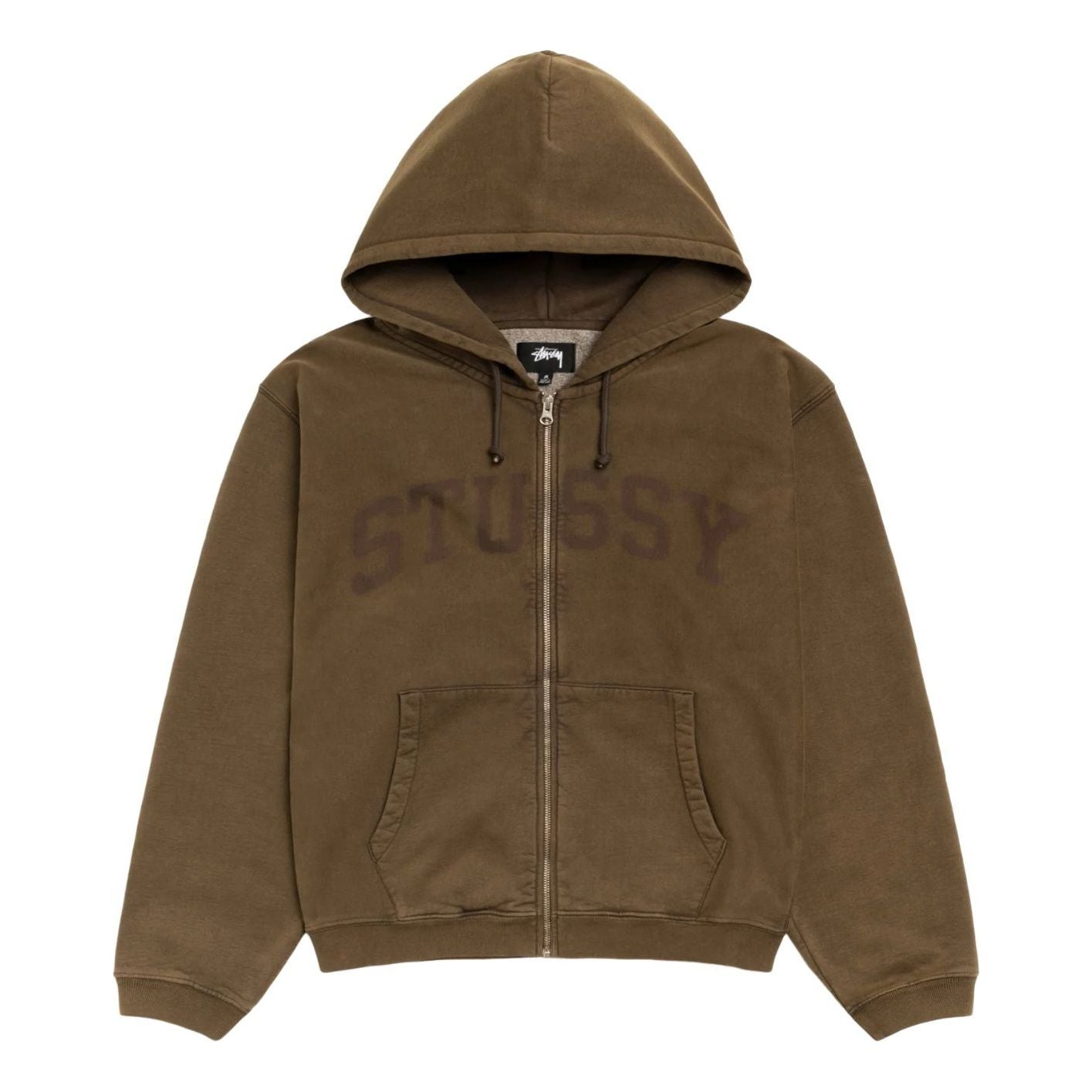 Stussy Faded Graphic Zip Hood 'Washed Olive' 118553-OLIV