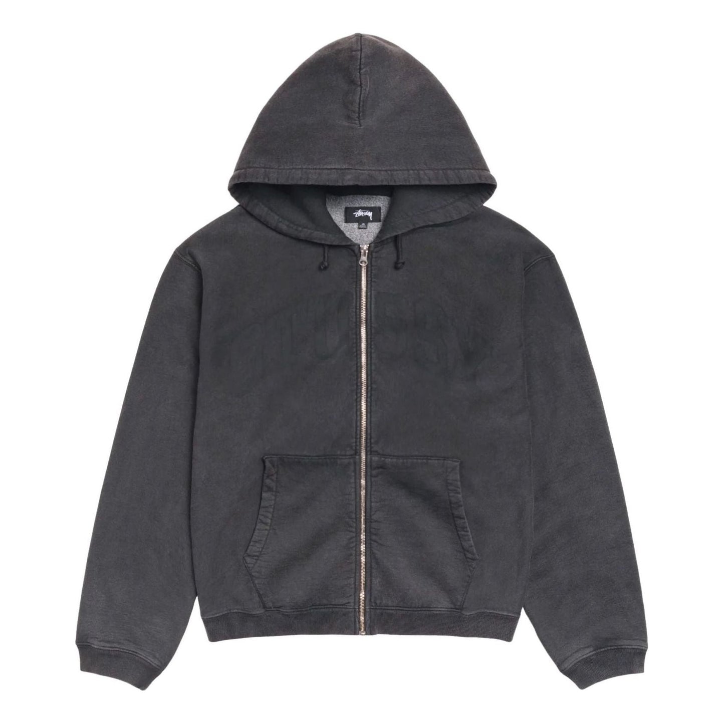 Stussy Faded Graphic Zip Hoodie 'Washed Black' 118553-WABL