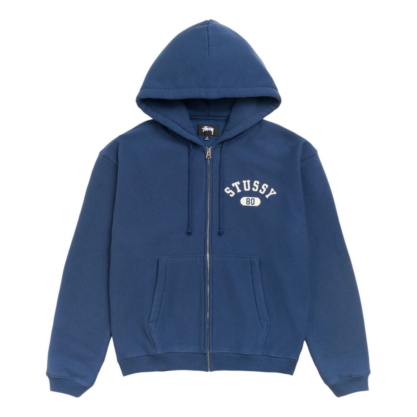Stussy Varsity Zip Hoodie 'Navy' 118589-NAVY