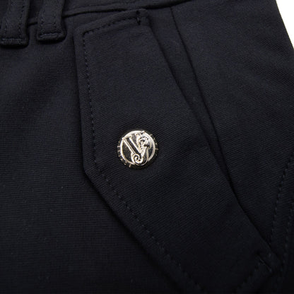 Versace Jeans Longuette pocket Tiger Mini Dress Black 44"