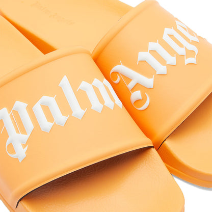 Palm Angels Orange Logo Sliders