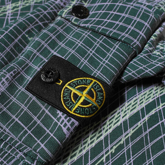 Stone Island Junior Compass Print Sweatshorts