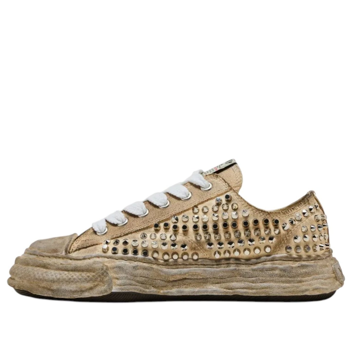 Maison MIHARA YASUHIRO Peterson 23 OG Sole Studded Canvas Low 'White' A13FW715-WHT
