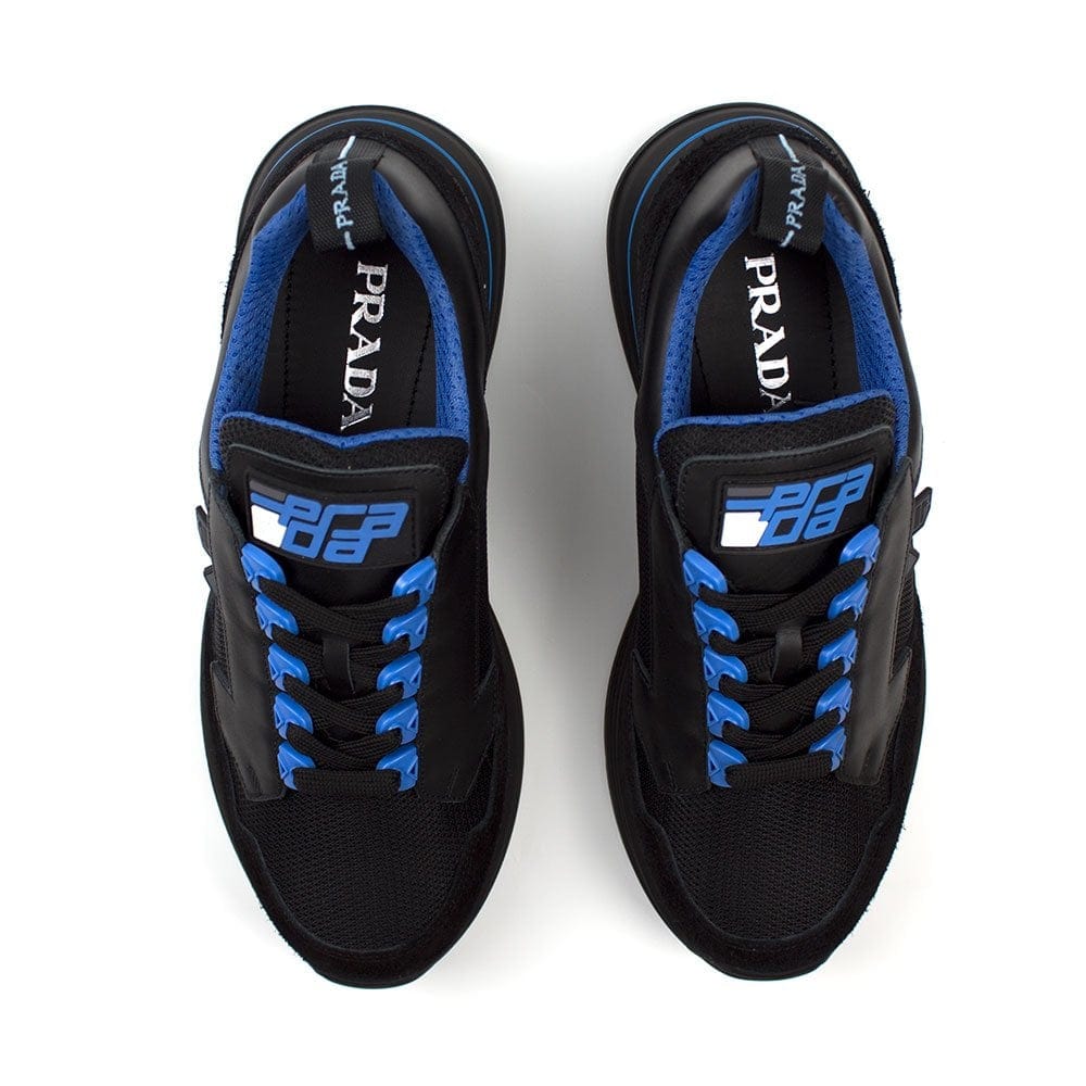 Prada Calzature Uomo Sneakers Nero Voyage