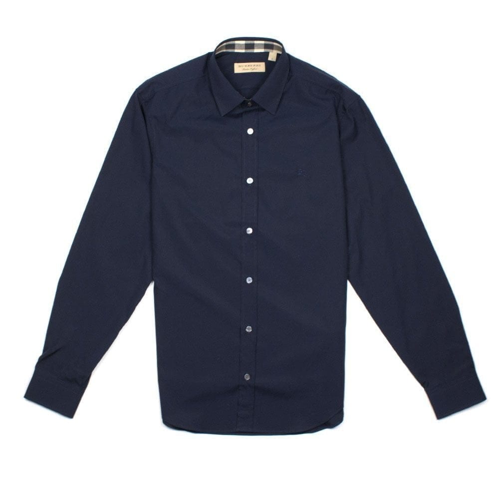 Burberry Cambridge Long Sleeve Shirt Navy Blue