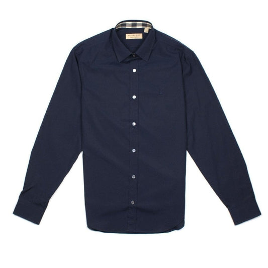 Burberry Cambridge Long Sleeve Shirt Navy Blue
