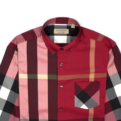 Burberry Check Shirt Parade Red