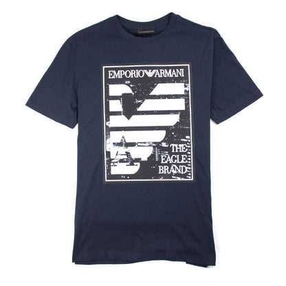 Emporio Armani The Eagle Brand T-Shirt Navy