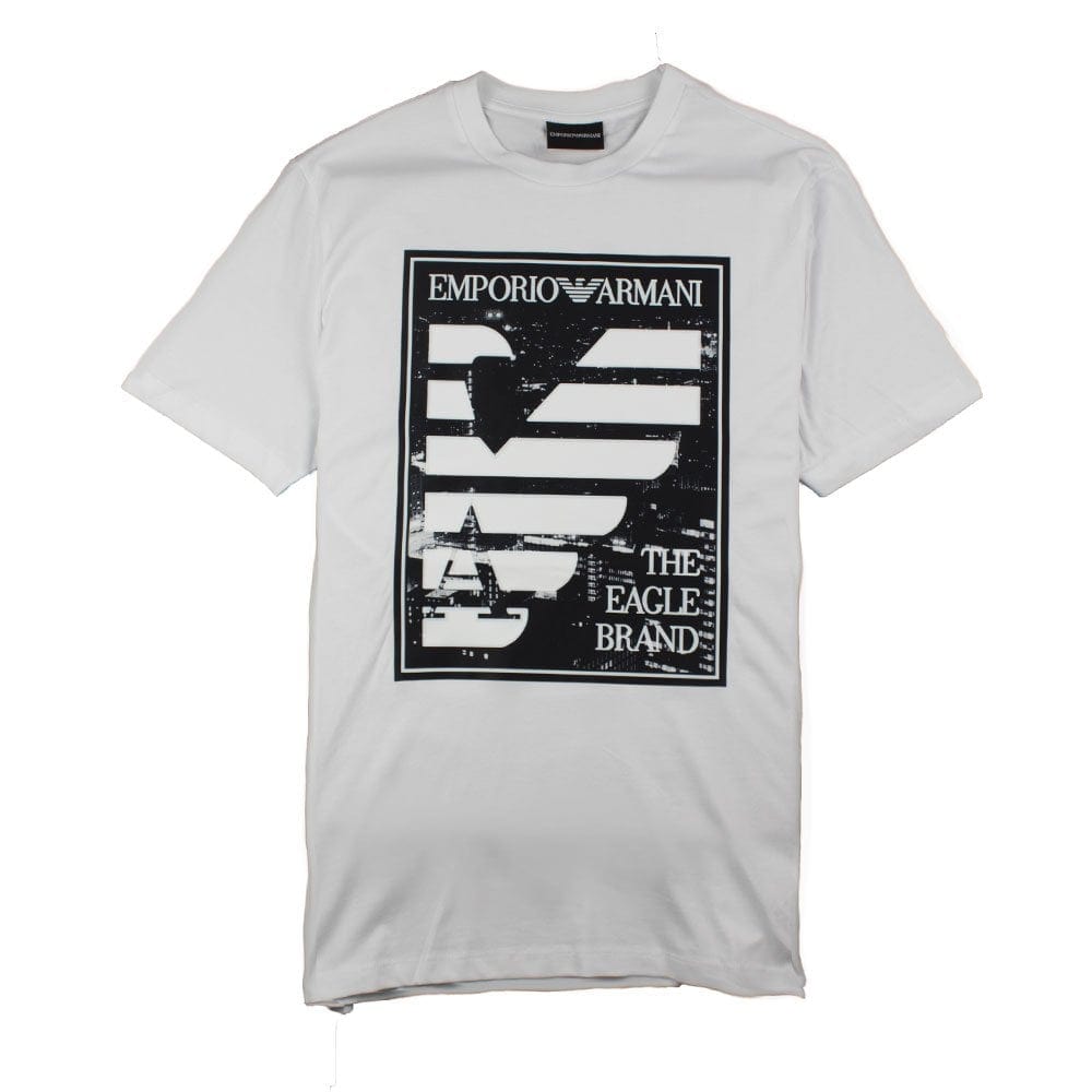 Emporio Armani The Eagle Brand T-Shirt White