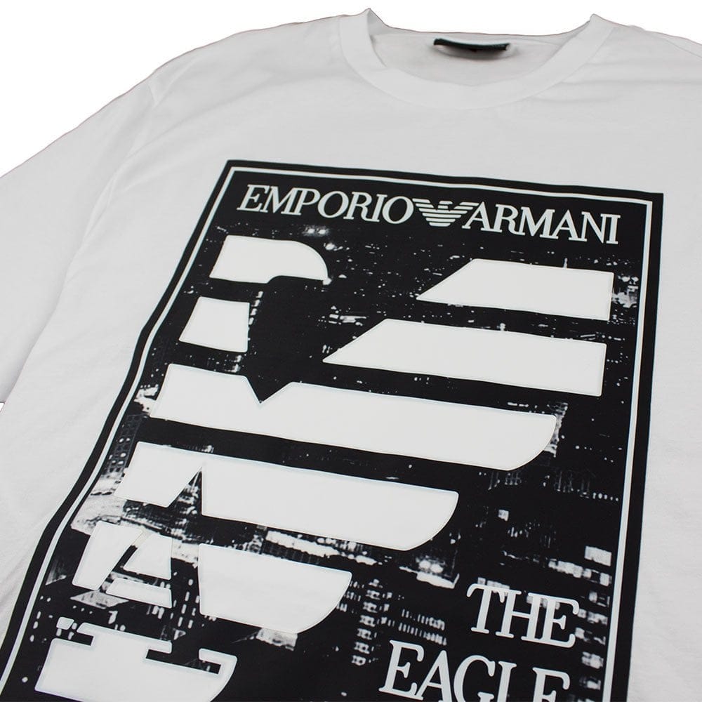 Emporio Armani The Eagle Brand T-Shirt White
