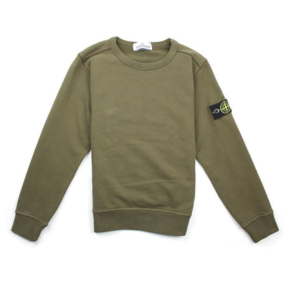 Stone Island Junior Crewneck Sweatshirt Khaki