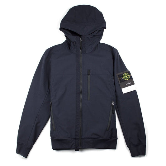 Stone Island Soft Shell Jacket Navy